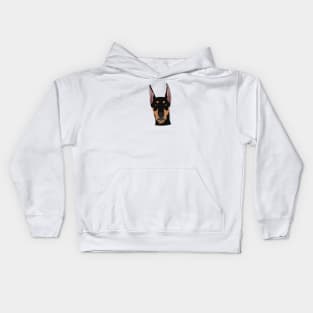 Doberman Pinscher Kids Hoodie